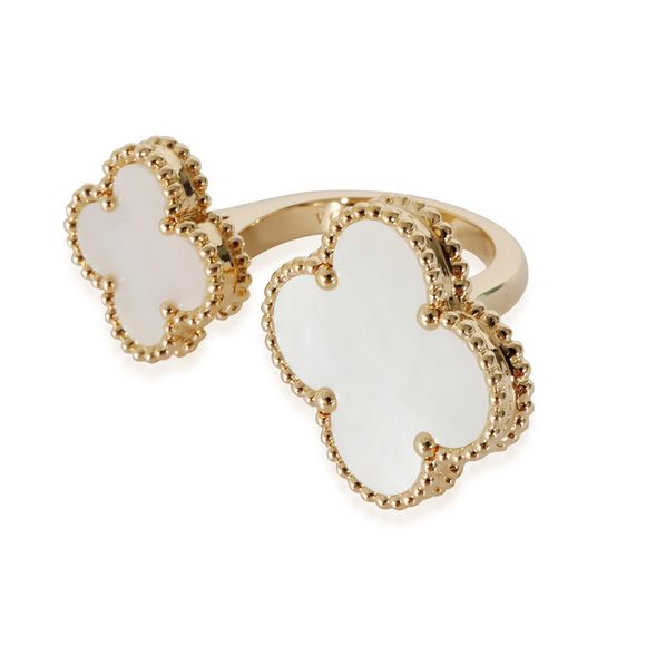 Van Cleef & Arpels Magic MOP Alhambra Ring in 18k - Picture 2 of 6